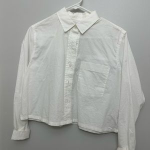 Everlane white crop, size XS, barely worn